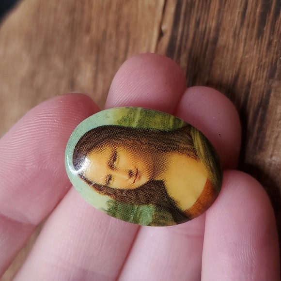 Mona lisa collectible cabochon - Picture 1 of 2